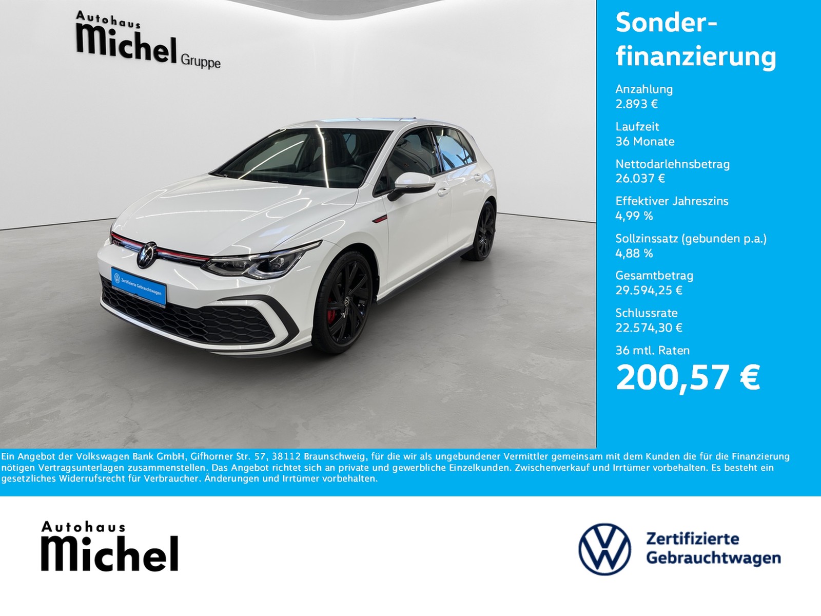 Golf 8 TSI DSG GTI LED-Plus Kamera AppConnect