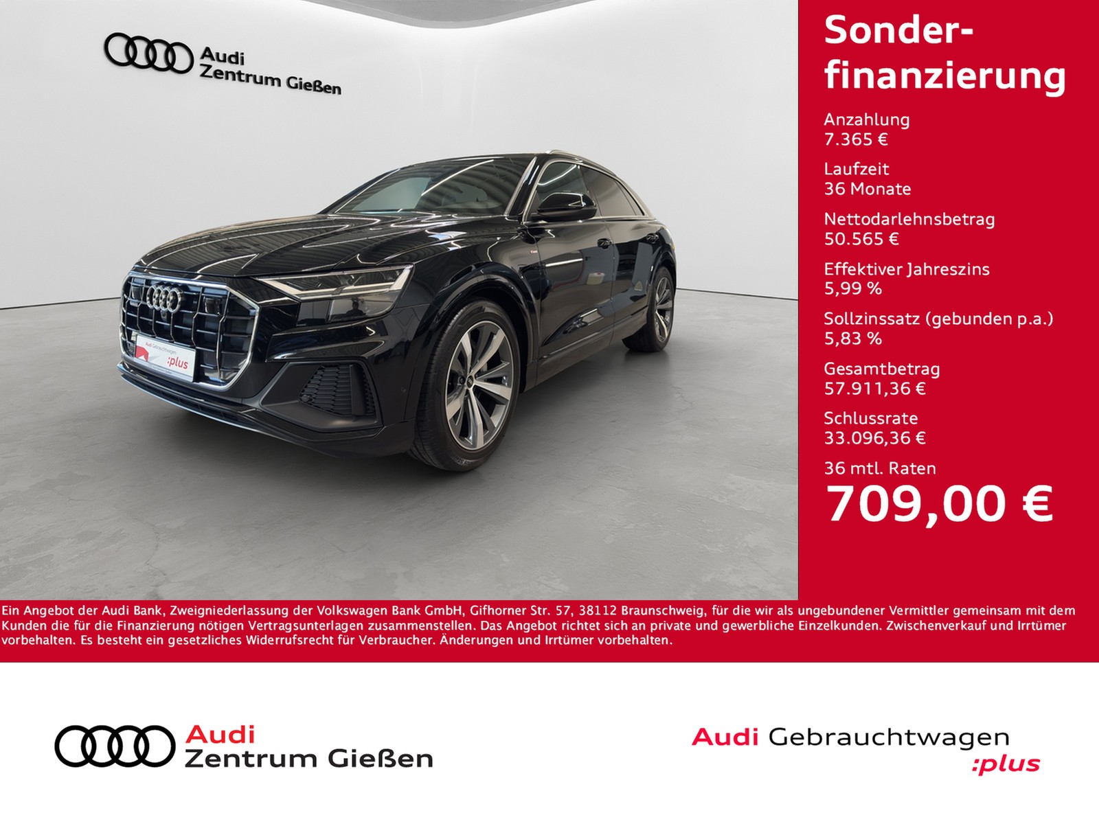 Q8 50 TDI quattro S line AHK Pano 360°Kamera